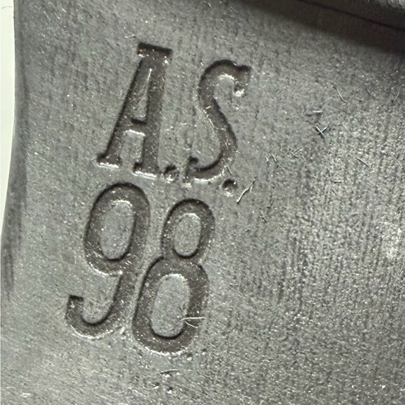 A.S.98 - B52213 - OCEANIC Blue Zipper Boots Italian Leather size 41 (9.5-10) - Picture 7 of 13